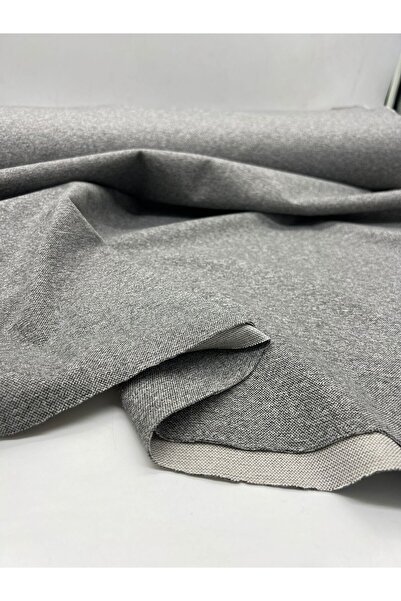 Kumaş Sevdası Oțel gri Interlock P bumbac moale (lățime 160 cm)