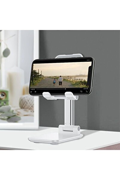 Generic Foldable Desk Hold Adjustable Cellphone Stand | Mobile Phone Holder for Desk