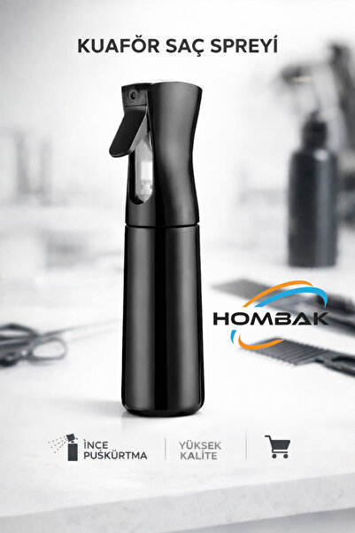 Hombak Siyah Sprayer Otomatik Su Püskürtme Sprey Kuaför Profeyonel Suluk