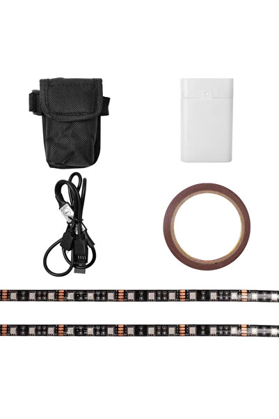 Choice 1 set Waterproof LED Strip Flashlight Bar Lamp for M365 Pro 2 1S Mi3 E...