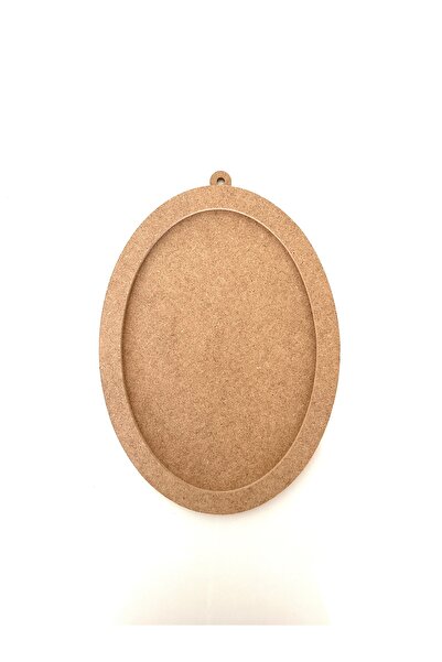 DEKOLOBİ Ahşap Tablo 30x22/ Boyanabilir Tasarım Ayna Panosu / Kasnaklı Rölyef...