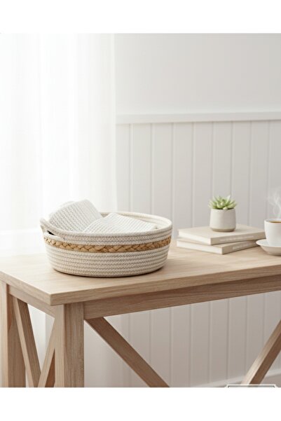 Pınar Gündoğdu Collection Organizer Basket Design Organizer Decorative Multi-Purpose Basket