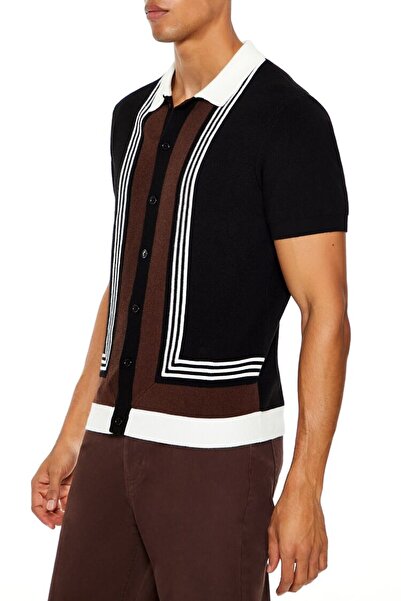 Forever 21 Renk Bloklu Triko Gömle