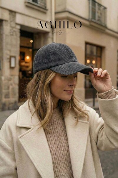 Aghilo Premium Washable Corduroy Cap – Unisex Timeless & Minimalist