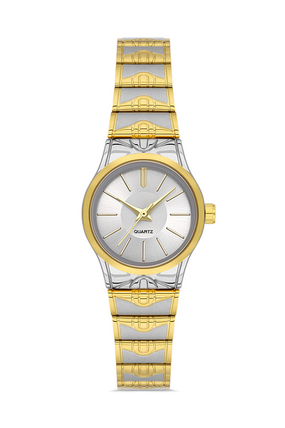 Ticarto Women's Gold Silver Cord Steel Wristwatch Tctsn000302S0372