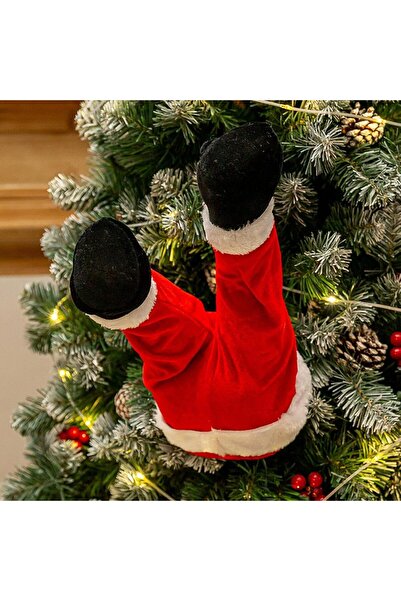 OKAVANGO سانتا كلوز الساقين سانتا كلوز محشوة زينة عيد الميلاد i