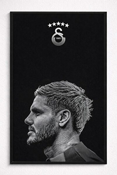 BuzzDesigns Galatasaray Temalı Mauro Tablosu (Çerçeveli)
