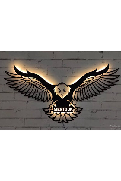 Çağdaş Tasarım Kişiselleştirilebilir Beşiktaş Ledli Metal Tablo