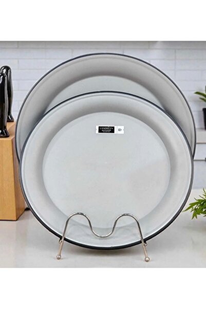 cc bin shihon طبق ميلامين 2 حبه مقاس 35/40سم صحن تقديم ميلامين عالي الجودة مقاوم للكسر آمن في غسالك الصحون