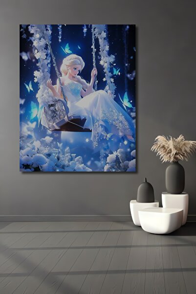 Teona Ahşap Elsa Sihirli Salıncak Sanat Ev,Antre,Salon,Ofis,Mutfak,Yatak Odas...