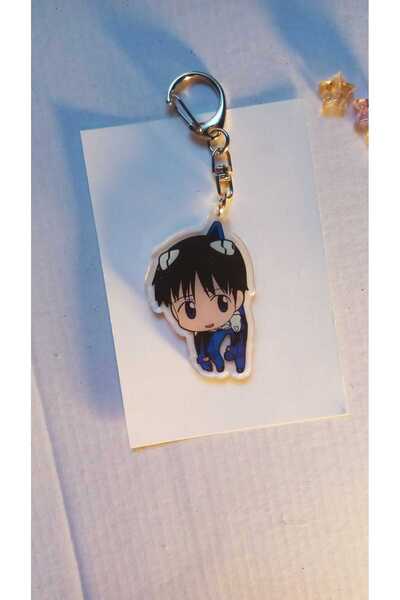 Atölye Moonlit Neon Genesis Evangelion Shinji Akrilik Anahtarlık