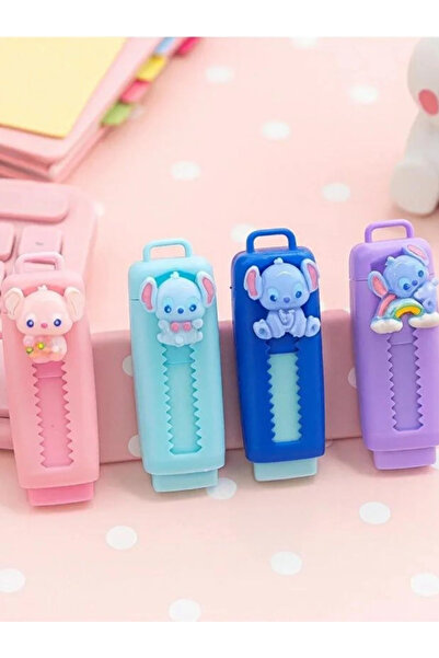 ÖZ KIRTASİYE Stitch Pastel Renkler Sevimli Sürgülü Silgi 1 adet