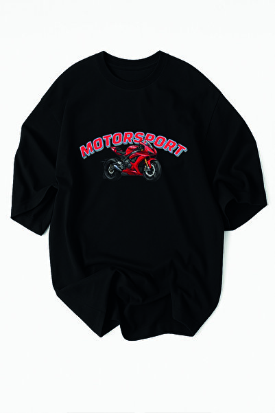 JDM Μπλουζάκι Motorsport Written Racing Motor με τύπωμα – Σχέδιο Μοτοσπορ