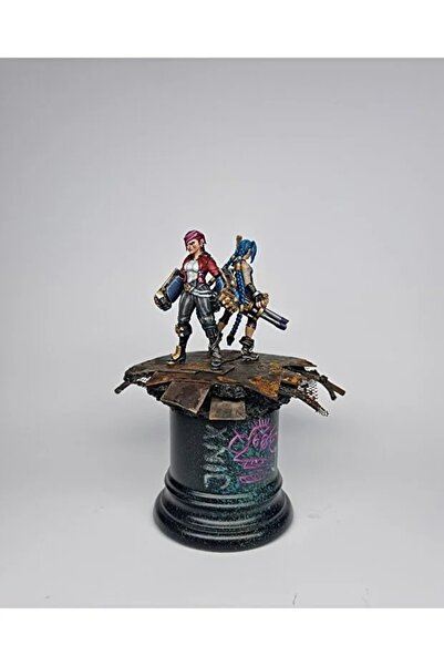 FOLİNZA Arcane Jinx Ve Vi Figür 15 Cm (2'li Set)