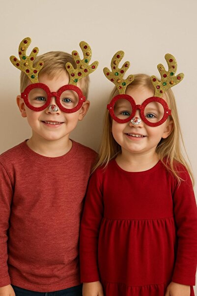 OKAVANGO Ornament de Crăciun unisex Ochelari de Crăciun cu tematică de Crăciun