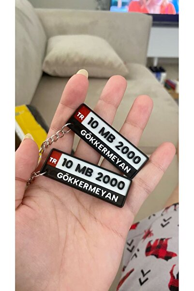 ON3DBASKI Kişiye Özel Plaka Anahtarlık