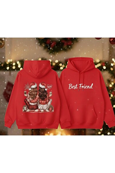 Tiny and Co Merry Christmas New Year Themed Hoodie Hooded Sweatshirt