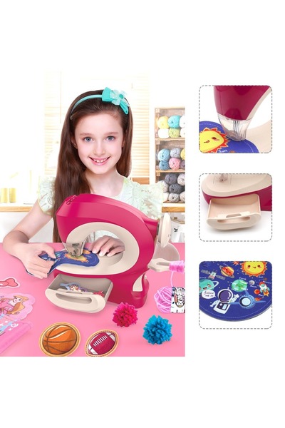 SCOWETTO مجموعة كاملة من آلة الخياطة التعليمية للأطفال من ريللي دينك