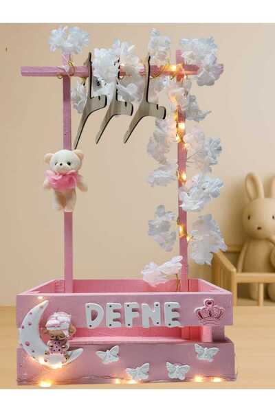 glow moon 40 Kırk Uçurma Sepeti Bebek Hediye Sepeti teyze-Hala Sepeti babyshower yeni doğan