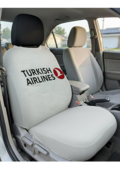 sahmeran oto aksesuar Thy Patterned White Color Auto Service Cover Car Seat C...