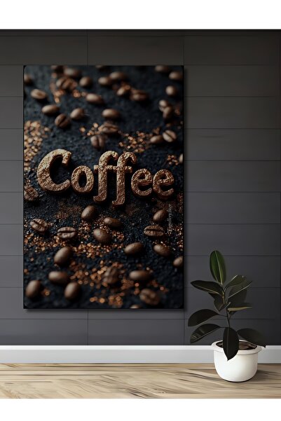 Teona Ahşap Masă decorativă din lemn Gold Harf Coffee