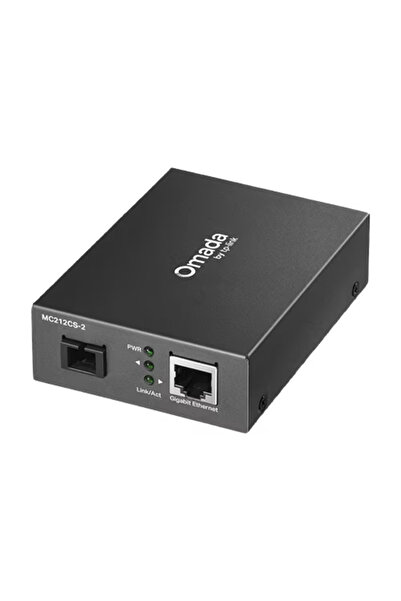 TP-LINK Μετατροπέας πολυμέσων WDM Gigabit RJ45 - Μονότροπος SC Αμφίδρομος, 2 χλμ. - Omada MC212CS-2