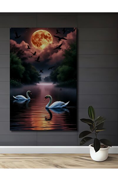 Teona Ahşap Tablou decorativ din lemn cu aspect de pictură în ulei, cu motiv ...