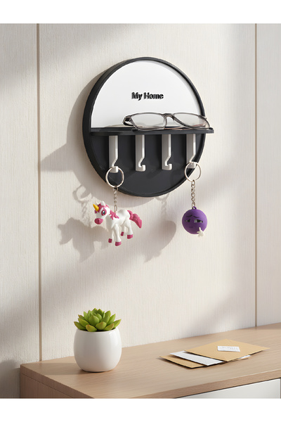 açelya3d My Home Duvar Anahtar Askılığı - Dekor Anahtarlık Askılık 19cm - Dek...