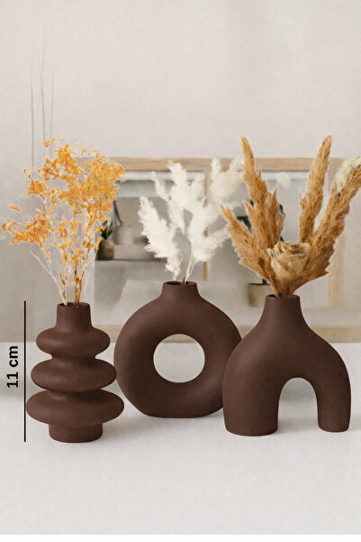 rufhomedesign 3lü 11 Cm İskandinav Tarzı Bohem Vazo Hediyelik Pinterest Pampa...