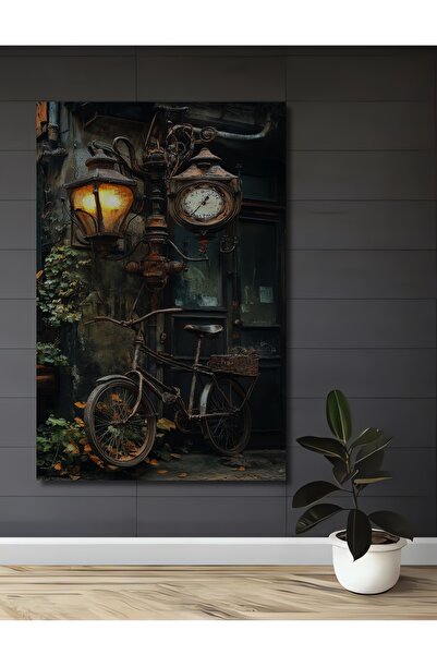 Teona Ahşap Pictură decorativă din lemn cu aspect de vopsea în ulei, cu temat...