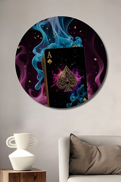 Teona Ahşap Ace de As Aspect de acuarelă, artă modernă, pictură decorativă pe...