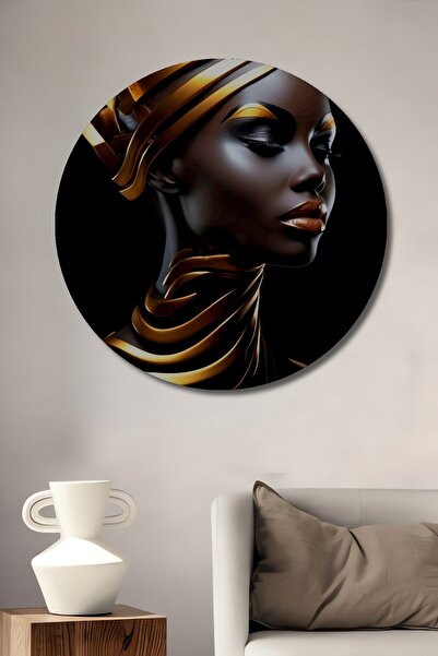 Teona Ahşap Διακοσμητικός πίνακας τοίχου από ξύλο με εμφάνιση ελαιογραφίας Go...