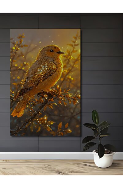 Teona Ahşap Pictură decorativă pe lemn cu aspect de artă modernă, cu pene de ...