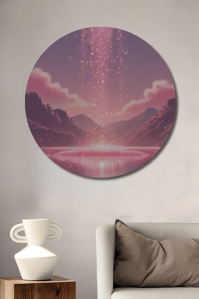 Teona Ahşap Pictură decorativă din lemn cu aspect de lacuri strălucitoare și ...