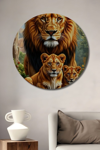 Teona Ahşap Pictură decorativă din lemn cu aspect de artă modernă, cu vopsea ...