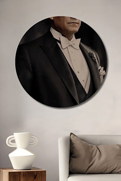 Teona Ahşap Mustafa Kemal Atatürk Tablou decorativ din lemn cu aspect de pict...