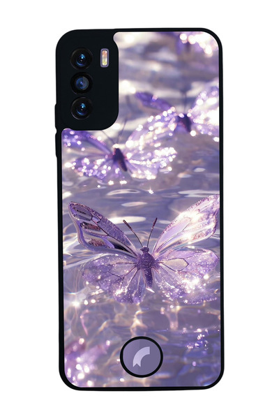 Reeder S19 Max Pro S Uyumlu Kelebek Tasarımlı Glossy Premium Kılıf
