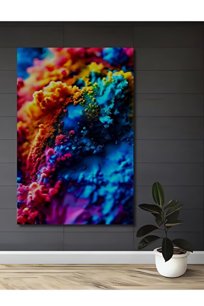 Teona Ahşap Διακοσμητικός ξύλινος πίνακας με εφέ ακουαρέλας Infinite Color Ex...