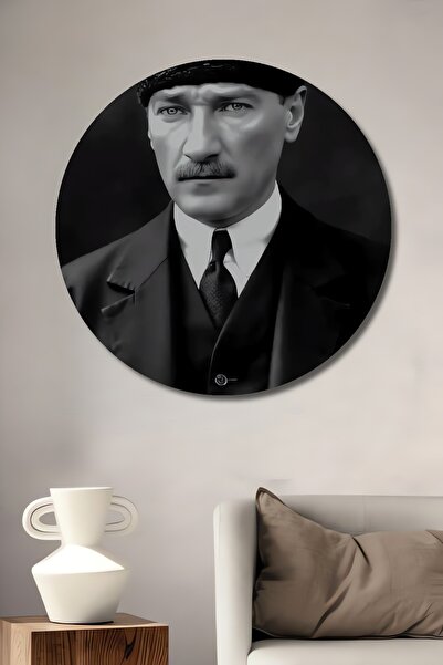 Teona Ahşap Ξύλινη διακοσμητική επιτοίχια πινακίδα με εμφάνιση ελαιογραφίας Α...