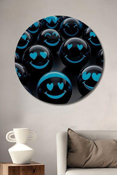 Teona Ahşap Față zâmbitoare strălucitoare Artă modernă Pictură decorativă din...