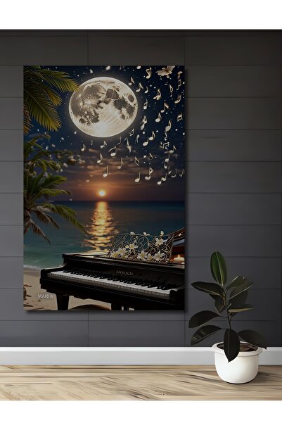 Teona Ahşap Pictură decorativă din lemn Simfonie la lumina lunii
