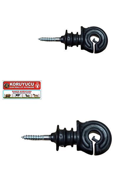 KORUYUCU ÇİT Elektrikli Çit Domuz Ayı kovucu İzolatörü ECO KALİTELİ 100 ADET