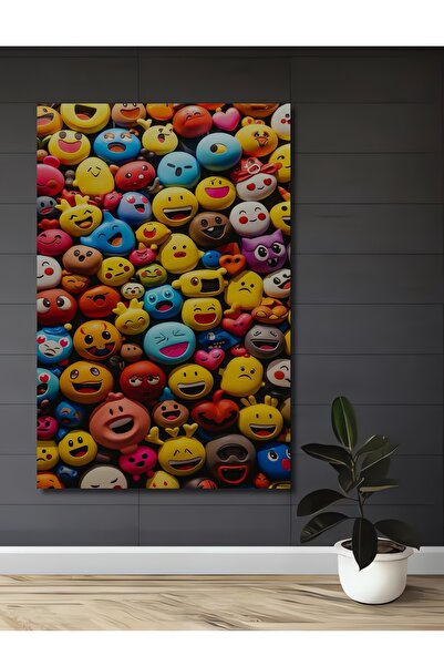 Teona Ahşap Masă decorativă din lemn cu expresii amuzante