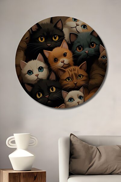 Teona Ahşap Διακοσμητικός ξύλινος πίνακας ζωγραφικής με εφέ ελαιογραφίας Tiny...