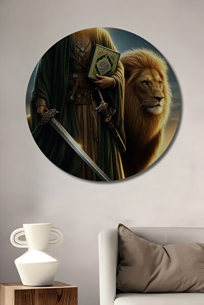 Teona Ahşap Figurină cu leu și Biblie, pictură decorativă din lemn cu aspect ...