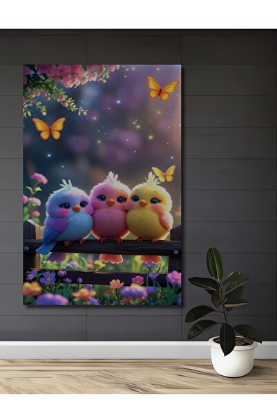 Teona Ahşap Tablou din lemn cu aspect de pictură în ulei, cu design de vis de...