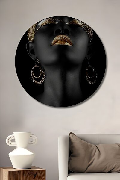 Teona Ahşap Tablou decorativ din lemn cu aspect de pictură în ulei, Regina cu...