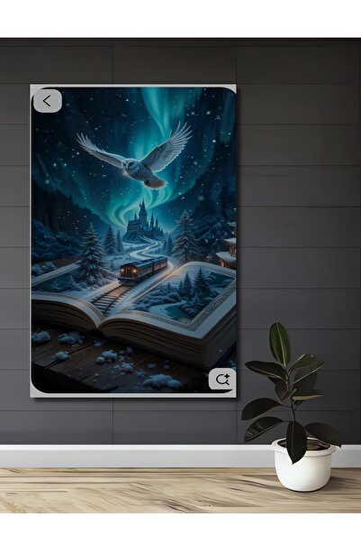 Teona Ahşap Călătorie magică - Tablou decorativ din lemn cu aspect de pictură...