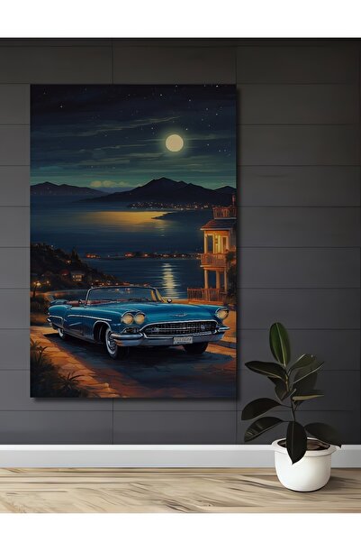 Teona Ahşap Pictură decorativă din lemn cu aspect de pictură în ulei, peisaj ...