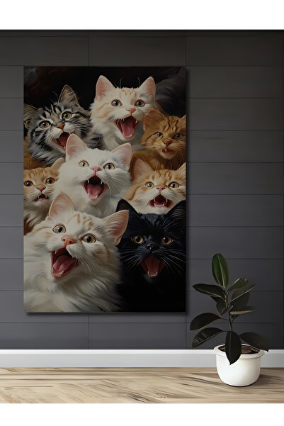 Teona Ahşap Tablou decorativ din lemn cu aspect de pictură în ulei, inspirat ...